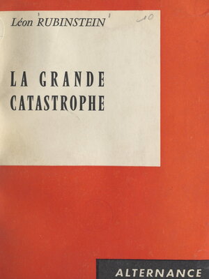cover image of La grande catastrophe